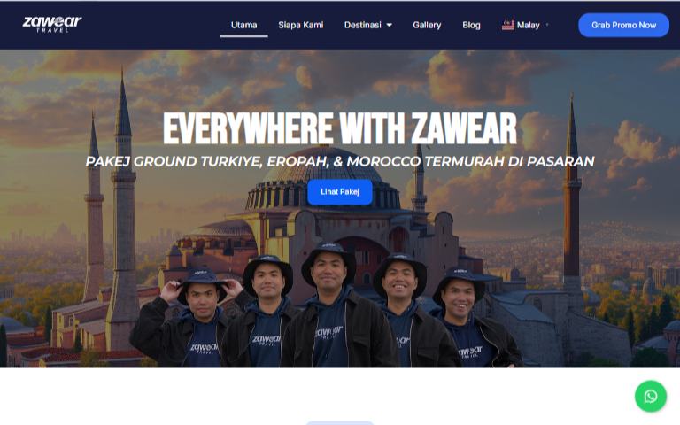 zawear travel project by avara